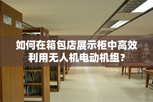 如何在箱包店展示柜中高效利用无人机电动机组？