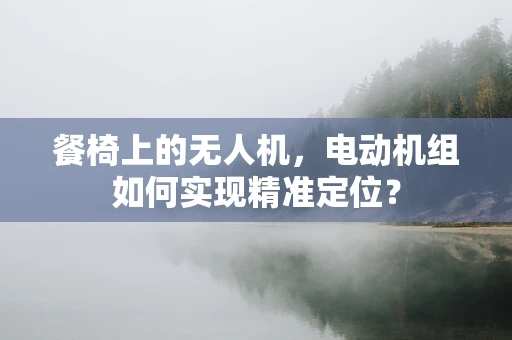 餐椅上的无人机，电动机组如何实现精准定位？