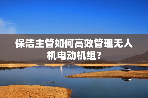 保洁主管如何高效管理无人机电动机组？