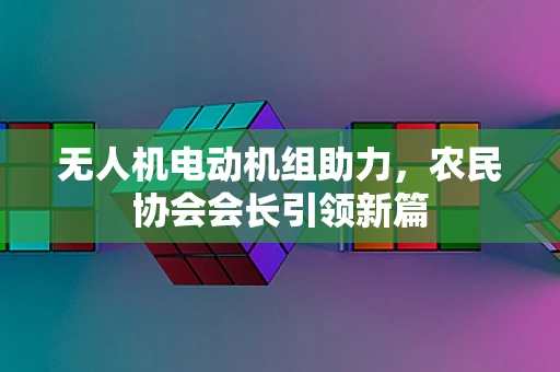 无人机电动机组助力，农民协会会长引领新篇