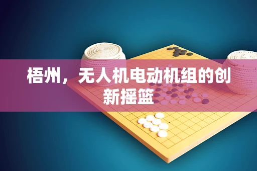 梧州，无人机电动机组的创新摇篮