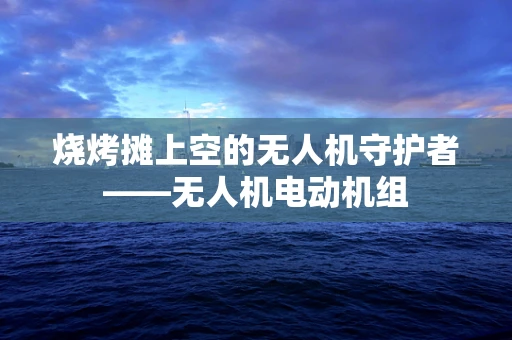 烧烤摊上空的无人机守护者——无人机电动机组